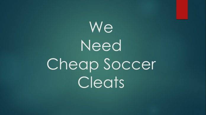 cheap soccer cleats