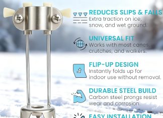 2 Pack Cane Ice Tip Attachment review