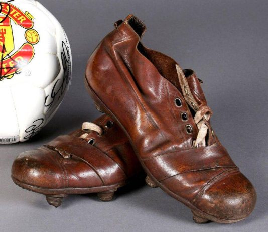Old soccer cleats are still awesome