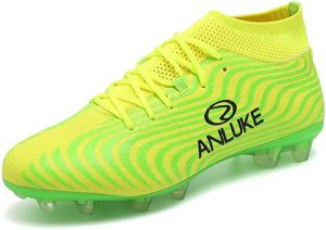 ANLUKE Men's Athletic Hightop Cleats Soccer Shoes Review