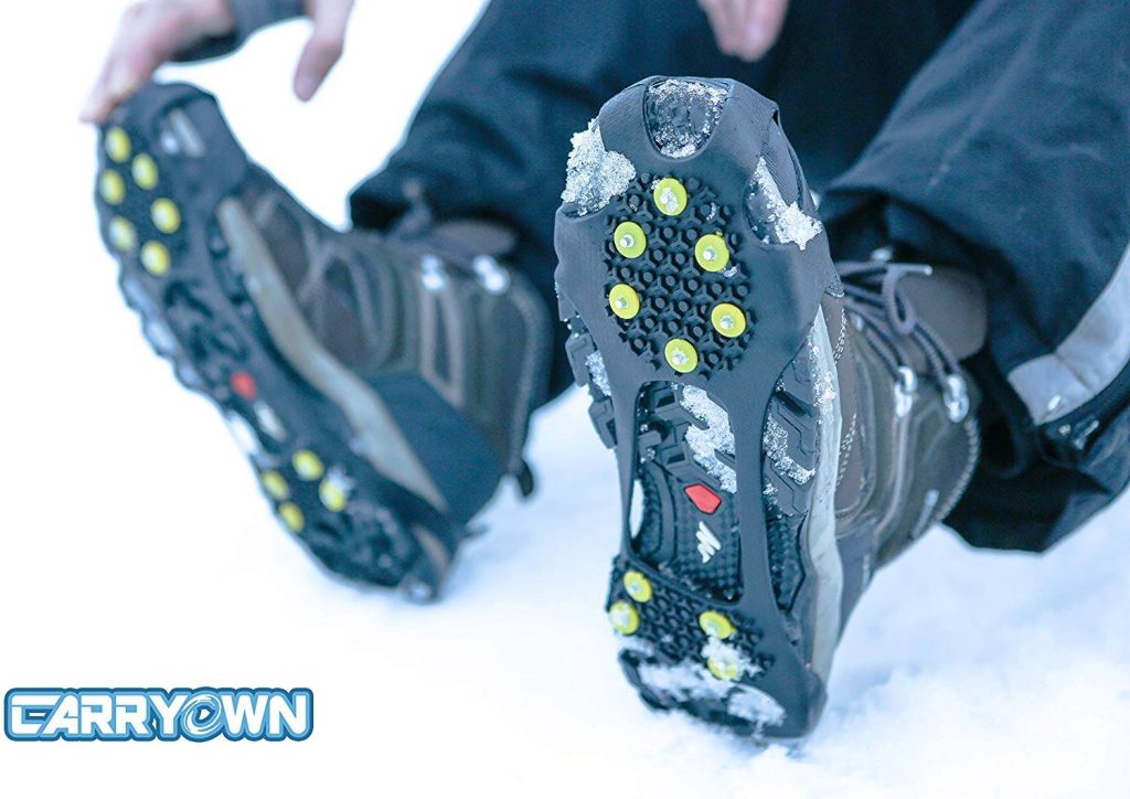 Carryown Ice Cleats Grips Non-Slip Over Shoe Review | Ice cleats Carryown Ice Cleats Grips Non-Slip Over Shoe Review