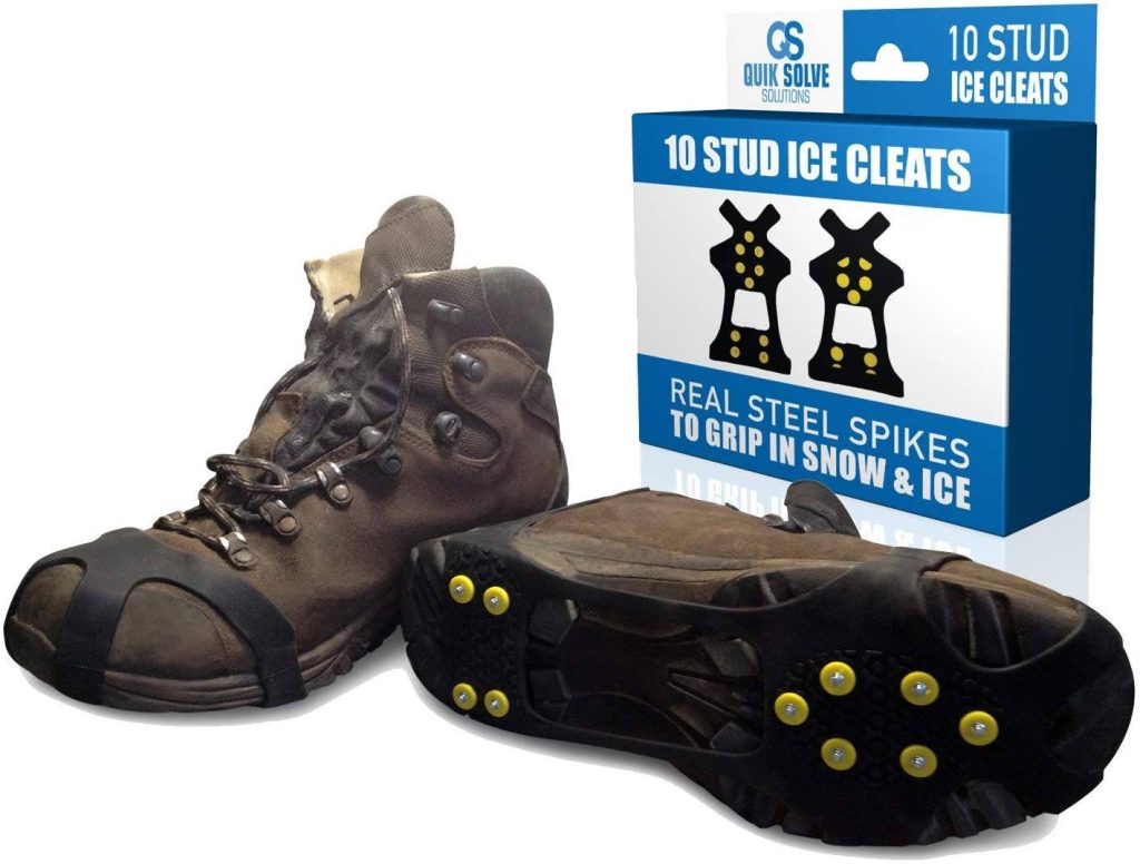 Get Ready for Winter with the Best Ice Cleats Traction | Ice cleats Quik Solve Ice Snow Traction Cleats Durable And Strong Materials