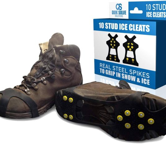 Quik Solve Ice Snow Traction Cleats durable and strong materials