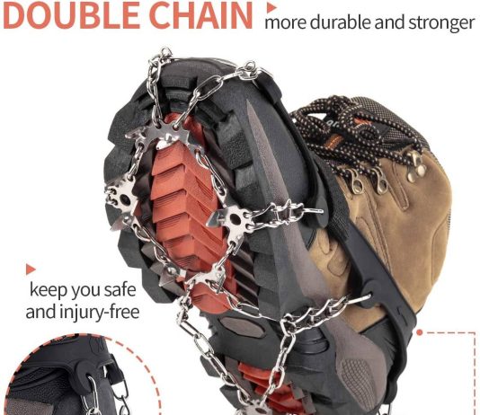 SHARK MOUTH Ice Cleats Crampons Traction Review