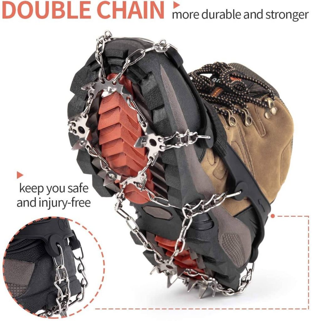SHARKMOUTH Crampons Ice Traction Cleats | Ice cleats SHARKMOUTH Crampons Ice Traction Cleats