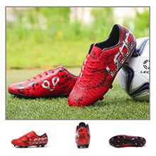 LEOCI Performance Soccer Cleat Red color