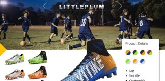 Littleplum Unisex Kid's Soccer Cleats