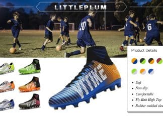 Littleplum Unisex Kid's Soccer Cleats