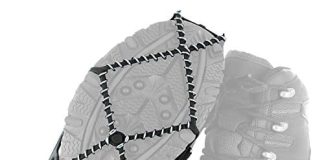 yaktrax pro traction cleats for walking jogging or hiking on snow and ice 2