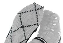 yaktrax pro traction cleats for walking jogging or hiking on snow and ice