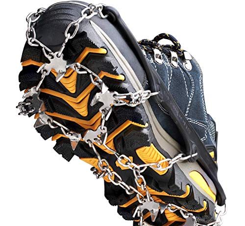 crampons ice cleats traction snow grips for boots shoes women men kids anti 1