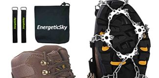 energeticsky upgraded version of walk traction ice cleat spikes cramponstrue