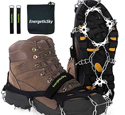 energeticsky upgraded version of walk traction ice cleat spikes cramponstrue