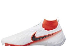 nike vapor edge pro 360 mens football cleat ao8277 104 size 7 whiteteam orange
