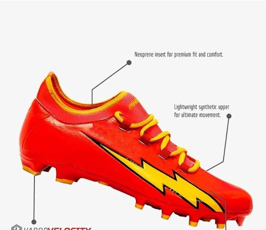 can you play high school football with soccer cleats