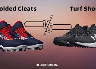 whats the difference between metal and molded baseball cleats 5