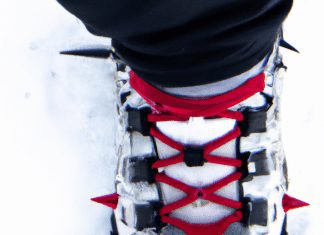 how do i walk properly while wearing ice cleats 2