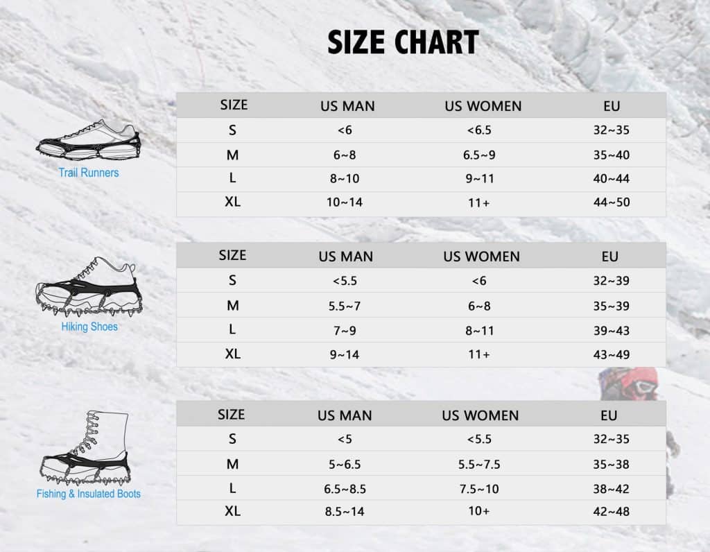 How Do You Size Ice Cleats?