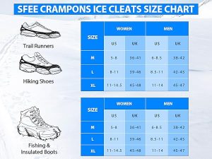 Ergodyne 6300 L Black Ice Cleats Review | Ice cleats How Do You Size Ice Cleats
