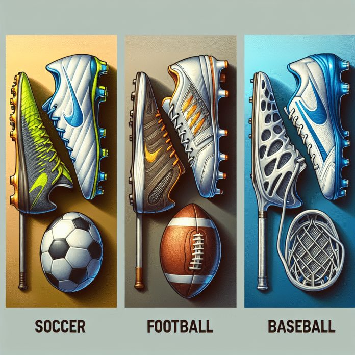 how do you tell what cleats are for what sport 1
