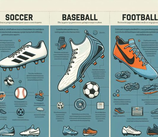 is there a difference in cleats for sports 2