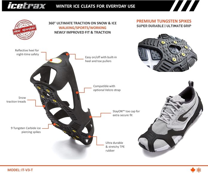 icetrax v3 tungsten crampons review