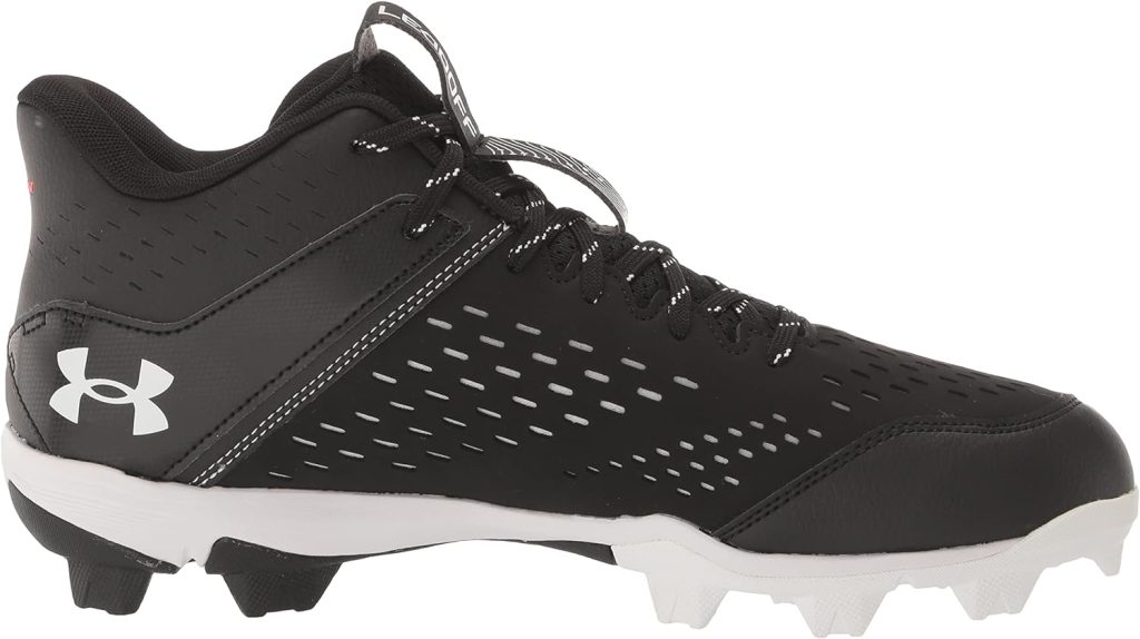 Under Armour Mens Leadoff Mid Rubber Molded Baseball Cleat Shoe