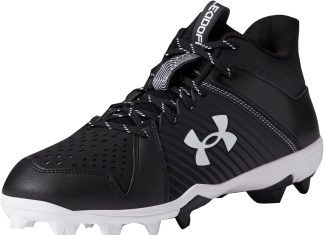 under armour mens leadoff mid rubber molded baseball cleat shoe review