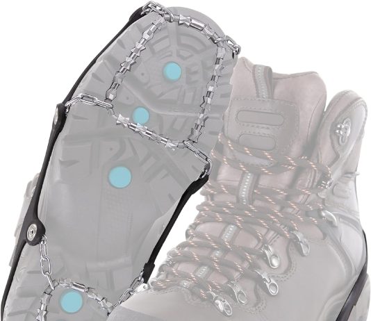 yaktrax diamond grip all surface traction cleats for walking on ice and snow 1 pair 5