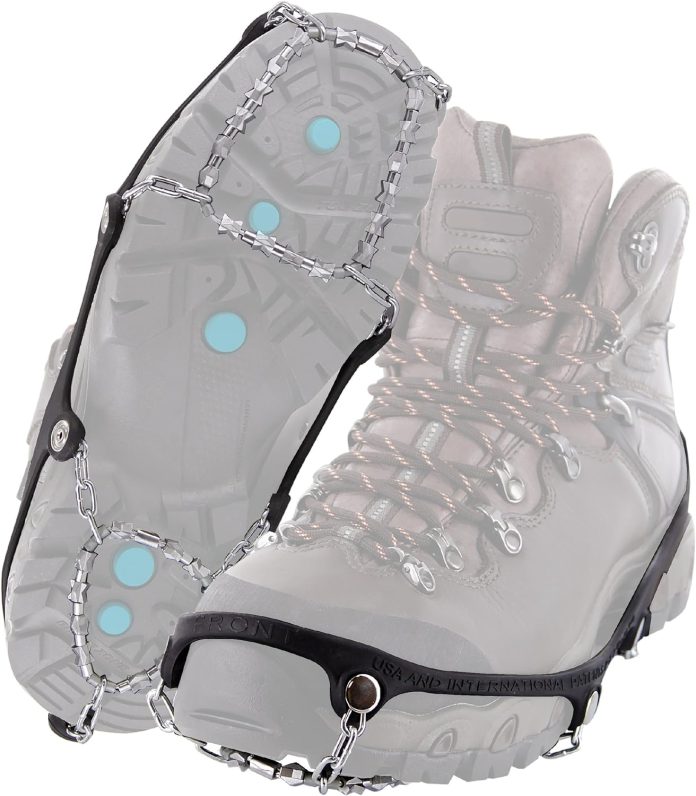 yaktrax diamond grip all surface traction cleats for walking on ice and snow 1 pair 5