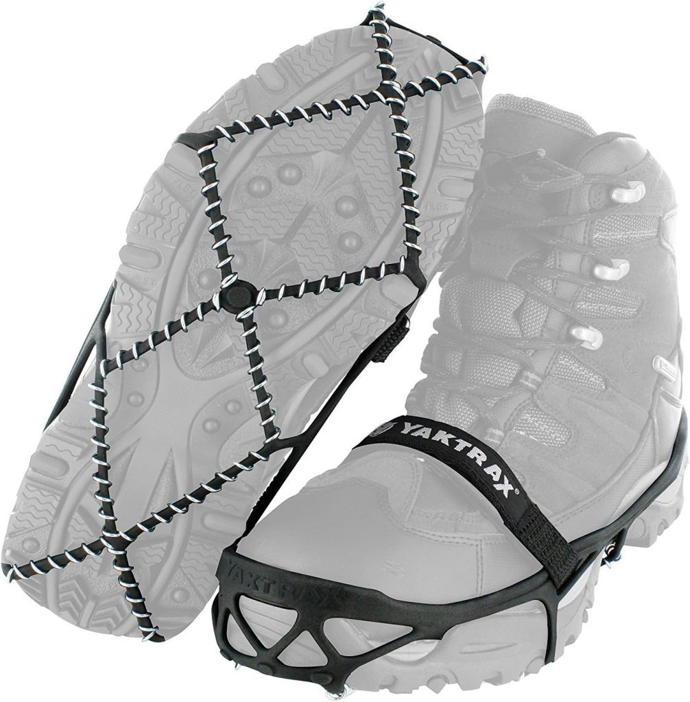 Yaktrax Pro Traction Cleats for Walking, Jogging, or Hiking on Snow and Ice