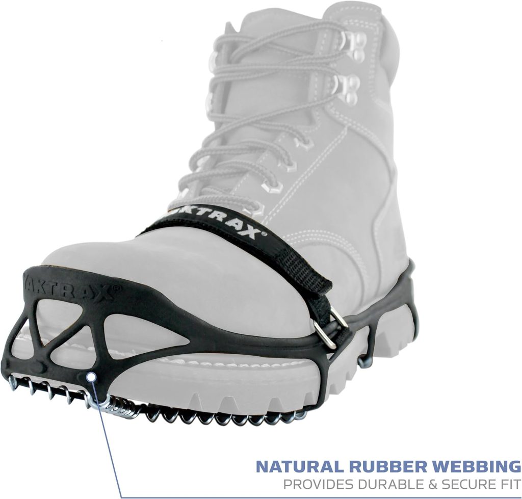 Yaktrax Pro Traction Cleats for Walking, Jogging, or Hiking on Snow and Ice
