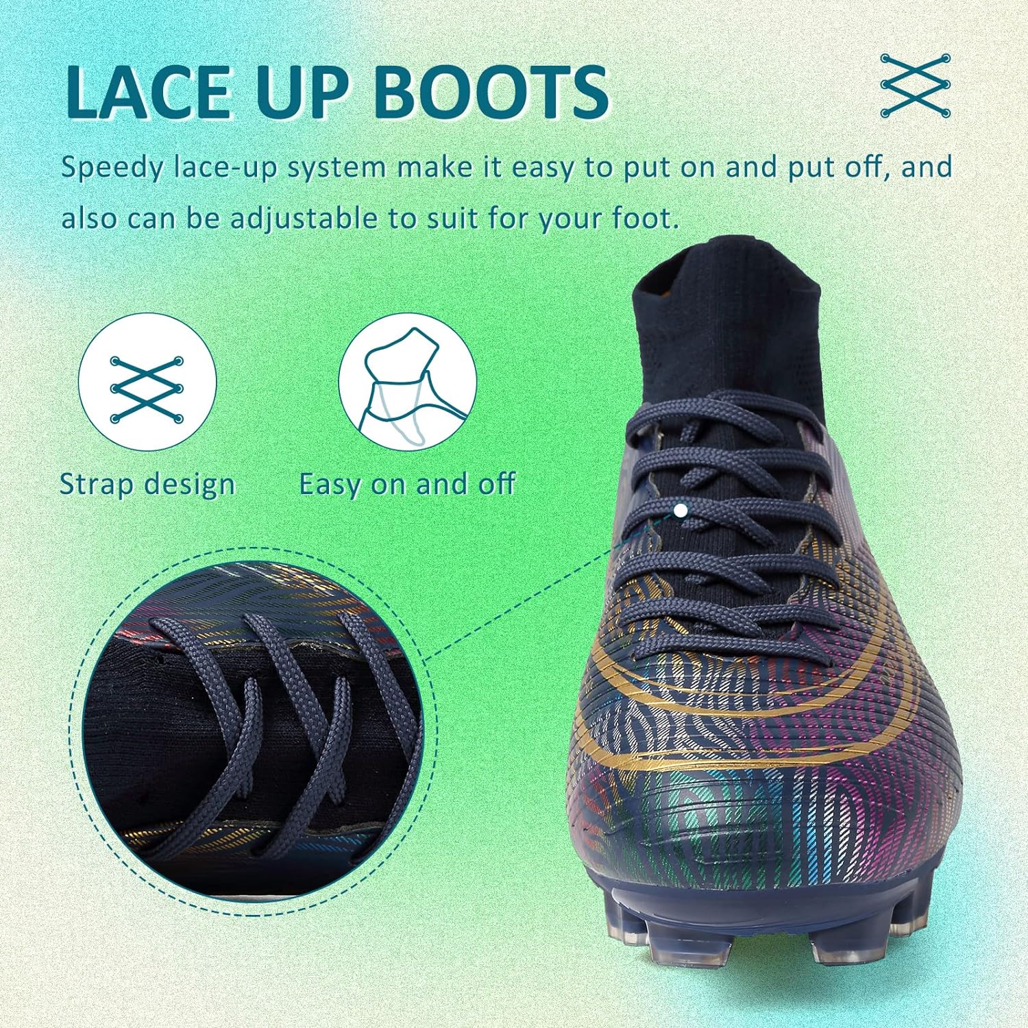 ASoftLand Soccer Cleats Mens Women Football Cleats for Big Boy AG/FG Review | Football cleats ASoftLand Soccer Cleats Mens Women Football Cleats for Big Boy AG/FG Review