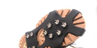 ice cleats willceal ice grippers traction cleats shoes and boots rubber snow shoe spikes crampons with 10 steel studs cl 1