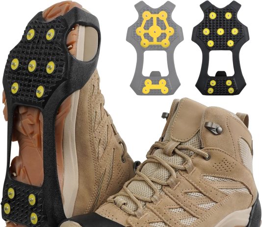 ice snow cleats for shoes and boots walk traction cleats ice crampon non slip overshoe for men women winter walking on s