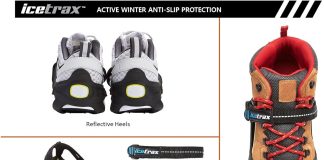 icetrax v3 tungsten crampons with straps combo pack ice cleats for shoes and boots ice grips for snow and ice non slip s 2