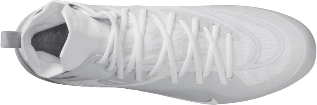 Nike Alpha Huarache 8 Elite CW4440-011 Mens Lacrosse Cleats White/Pure Platinum/Wolf Grey/White