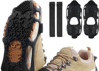 spikeless ice cleats snow traction crampons anti slip ice grippers for shoes and boots indoor slip on ice traction devic