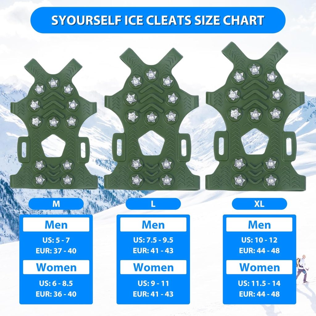 SYOURSELF Ice Cleats Review | Ice cleats SYOURSELF Ice Cleats Review