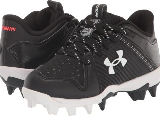 under armour baby boys leadoff low junior rubber molded baseball cleat shoe 3