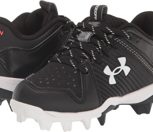 under armour baby boys leadoff low junior rubber molded baseball cleat shoe 3