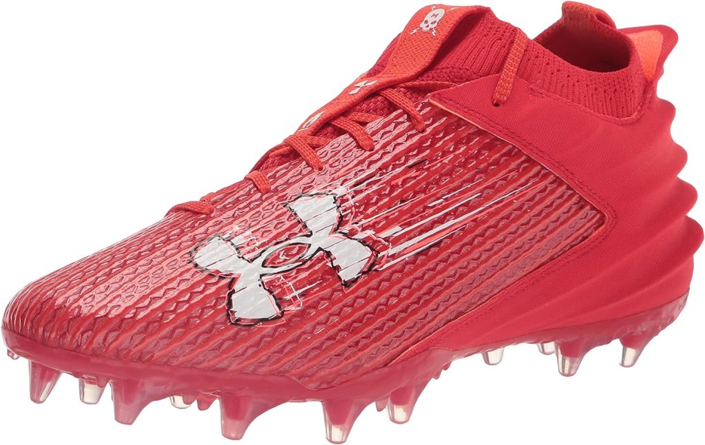 Under Armour Mens Blur Smoke 2.0 Molded Cleat Football Shoe