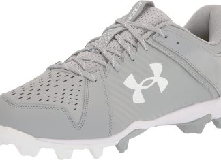under armour mens leadoff low rubber molded baseball cleat shoe