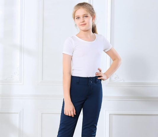 stelle girls softball pants youth kids baseball pants fastpitch pants with pockets boys tee ball 2