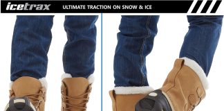 icetrax v3 hex winter ice grips for shoes and boots ice cleats for snow and ice stayon toe reflective heel 1
