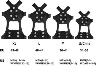 snow ice traction shoe boot cleats review