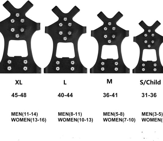snow ice traction shoe boot cleats review