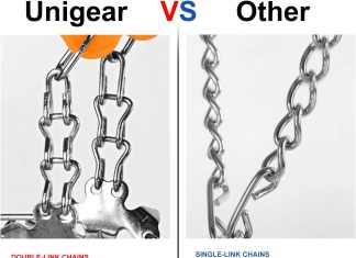 unigear crampons for hiking bootstraction ice cleats snow grips with 18 spikes for walking jogging climbing and hiking 3