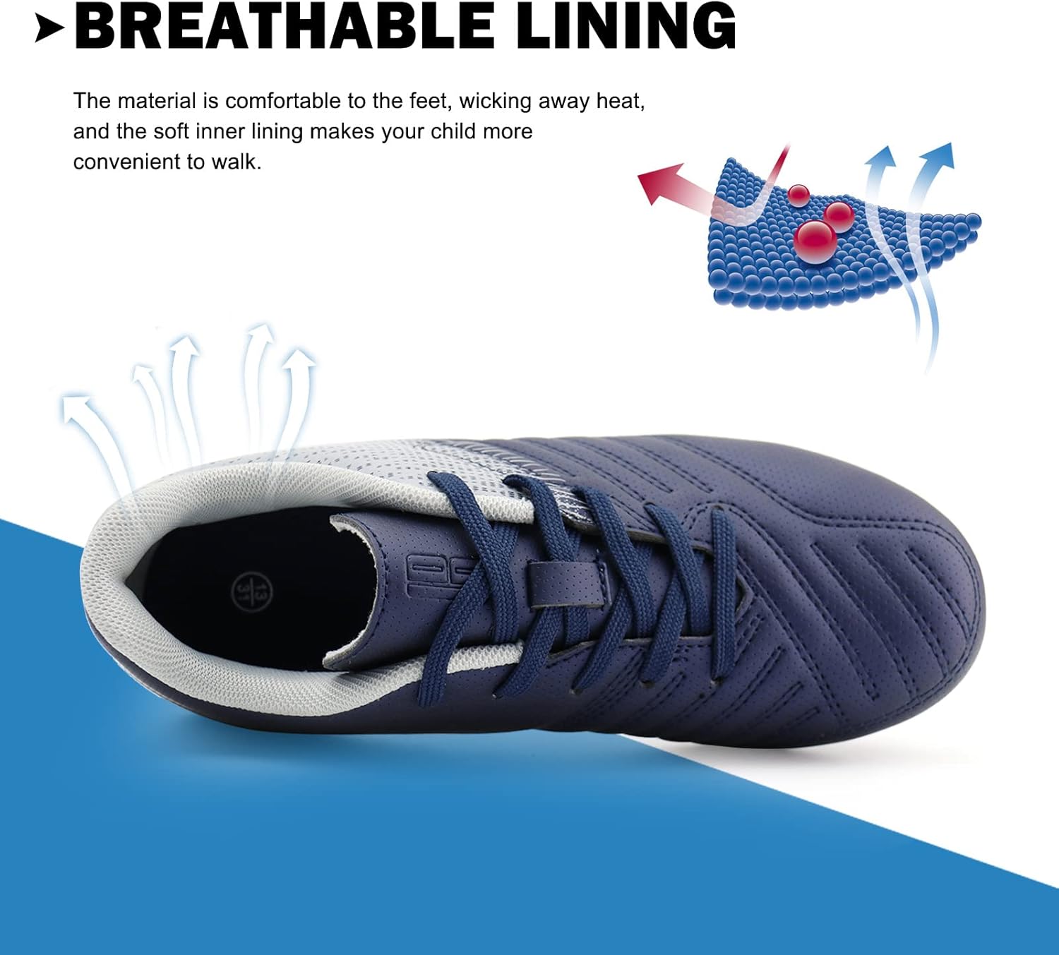 LIZRHA Soccer Shoes for Boys Girls Soccer Cleats Boys Girls Kids Athletic Outdoor Football Shoes Youth Football Cleats Outdoor & Indoor Soccer Shoes Lightweight, Running & Training for Students | Football cleats LIZRHA Soccer Shoes for Boys Girls Soccer Cleats Boys Girls Kids Athletic Outdoor Football Shoes Youth Football Cleats Outdoor & Indoor Soccer Shoes Lightweight, Running & Training for Students