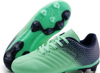 brooman kids soccer cleats boys girls athletic outdoor football shoes 3